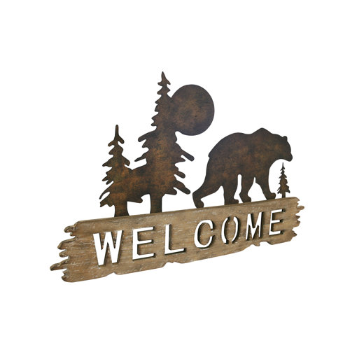 Loon Peak® CutOut Rustic Bear Wood Wall Décor & Reviews Wayfair